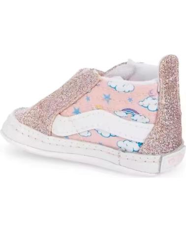 TÊNIS VANS SK8-HI GLITTER ROSA PARA BEBÊ ROSA