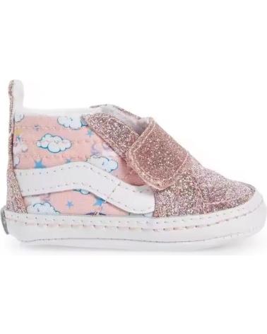 TÊNIS VANS SK8-HI GLITTER ROSA PARA BEBÊ ROSA