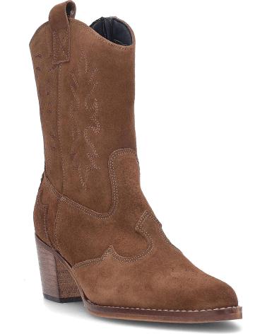 YOWAS 1370 SUEDE WESTERN BOOTS IN OAK COLOR AFELPADOROBLE