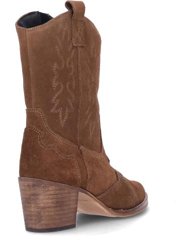 YOWAS 1370 SUEDE WESTERN BOOTS IN OAK COLOR AFELPADOROBLE