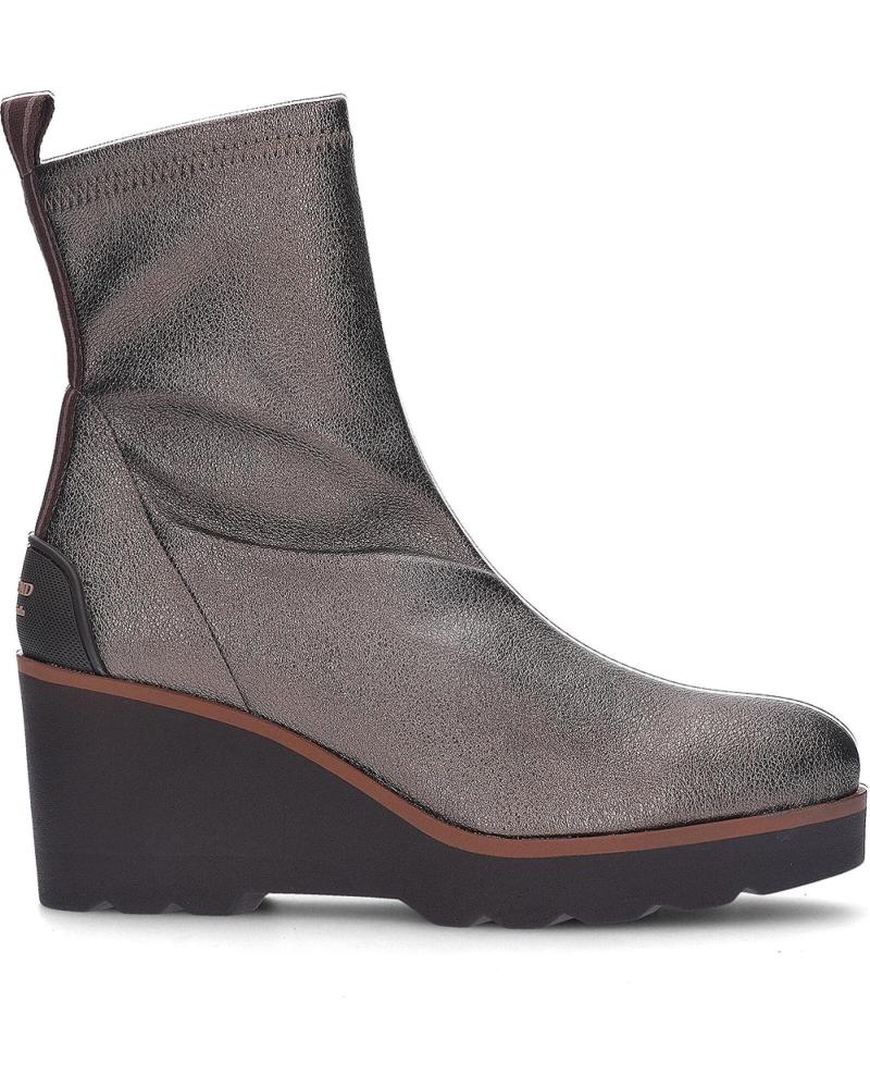 PEDRO MIRALLES STRETCH SUEDE ANKLE BOOTS MODEL 27550 BRONZE BRONZE