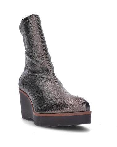 PEDRO MIRALLES STRETCH SUEDE ANKLE BOOTS MODEL 27550 BRONZE BRONZE