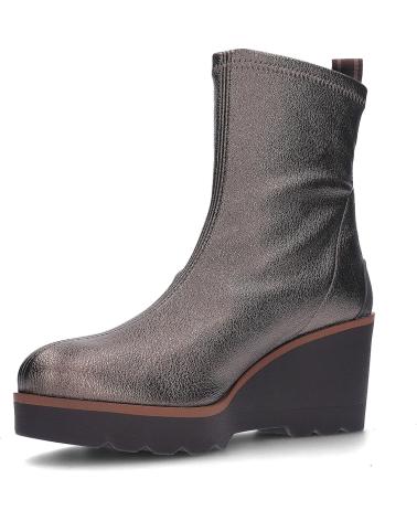 PEDRO MIRALLES STRETCH SUEDE ANKLE BOOTS MODEL 27550 BRONZE BRONZE