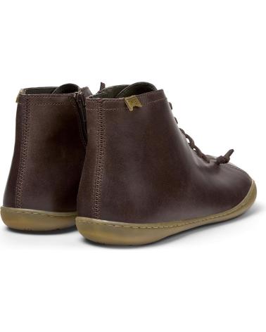 CAMPER BOTINS DE PELE PEU 36411 CASTANHO118 MARRON118