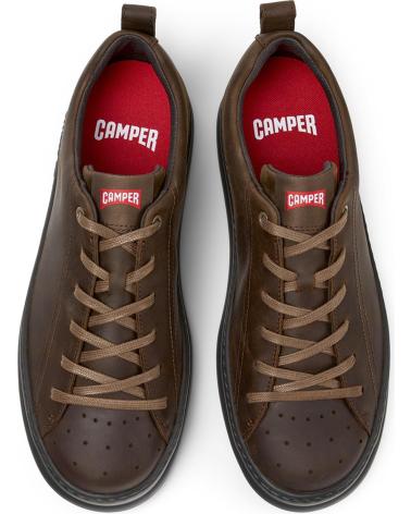 BASKETS CAMPER RUNNER CUIR MARRON K100226 MARRON155