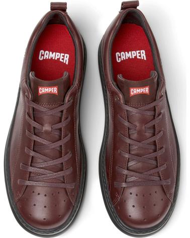 ZAPATILLAS CAMPER RUNNER K100226 DE PIEL BURDEOS BURDEOS156