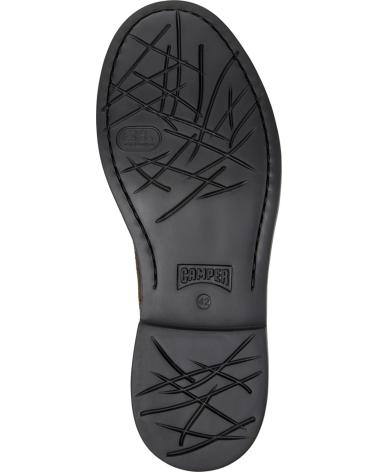 CAMPER DEAN K100979 MARRONE - SCARPE IN PELLE MARRON011