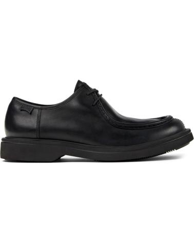 CAMPER NORMAN K100999 - SCHWARZE LEDER-MOKASSINS NEGRO001