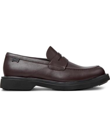 CAMPER NORMAN LEDER MOKASSINS K101001 - DUNKELBRAUN MARRON005