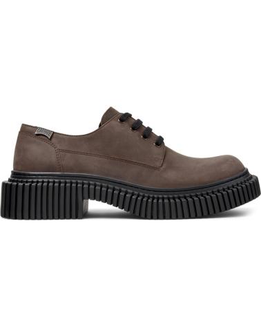 CAMPER PIX BERLIN K101051 - SAPATOS CASTANHOS COM SOLA GROSSA MARRON002