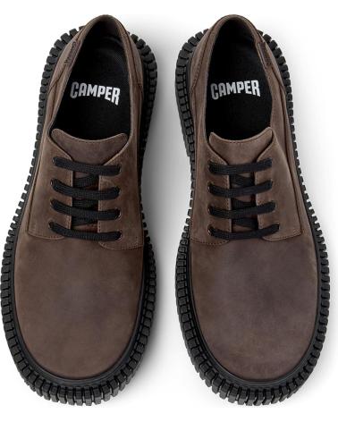 CAMPER PIX BERLIN K101051 - SAPATOS CASTANHOS COM SOLA GROSSA MARRON002