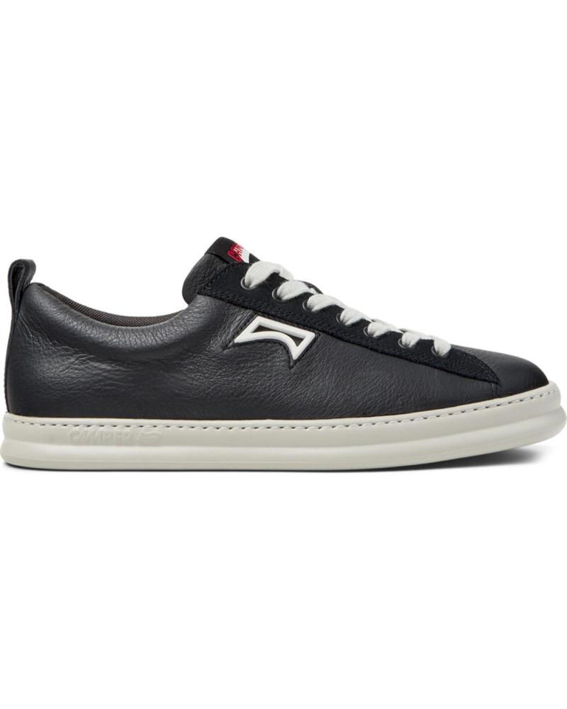 CAMPER RUNNER K101052 TÊNIS DE COURO PRETO NEGRO002