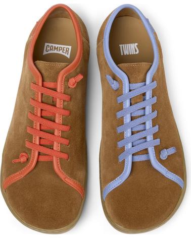 ZAPATILLAS CASUAL CAMPER TWINS K101064 MARRÓN MARRON006
