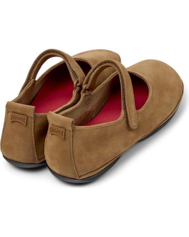 BALLERINES CAMPER RIGHT NINA EN CUIR MARRON - K201365 MARRON030