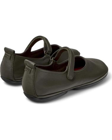 BALLERINES CAMPER RIGHT NINA EN CUIR VERT - K201365 VERDE031