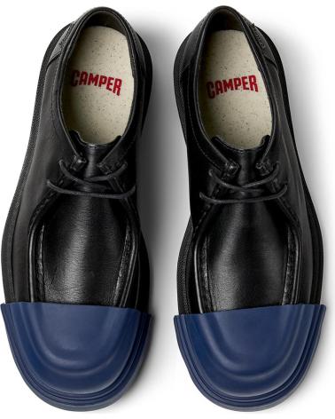 CAMPER JUNCTION K201469 LEDERSCHUHE SCHWARZ FÜR DAMEN NEGRO024