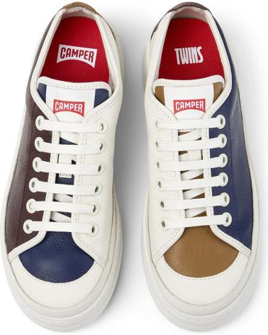 CAMPER TWINS RUNU LEDER-SNEAKER K201626 MEHRFARBIG MULTI018