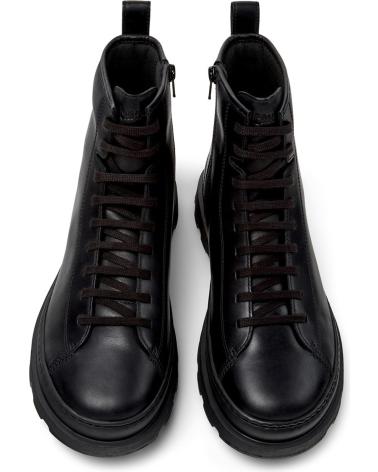 CAMPER BRUTUS K300533 BOTTINES EN CUIR NOIRES NEGRO001