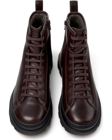 CAMPER BRUTUS K300533 BOTTINES EN CUIR MARRON MARRON002