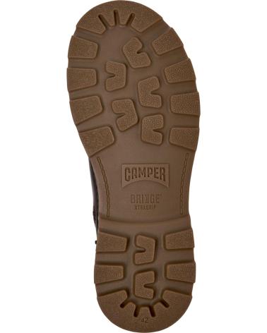 CAMPER BRUTUS K300533 BOTTINES EN CUIR MARRON MARRON002