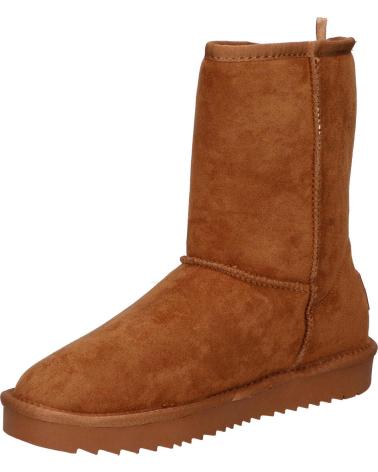 XTI 144445 BOTA EM CAMURÇA CAMEL ANTELINA CAMEL