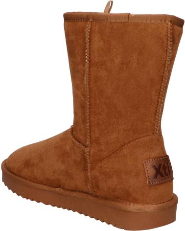 XTI 144445 BOTA EM CAMURÇA CAMEL ANTELINA CAMEL