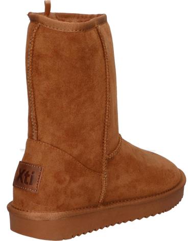XTI 144445 BOTA EM CAMURÇA CAMEL ANTELINA CAMEL
