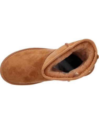 XTI 144445 BOTA EM CAMURÇA CAMEL ANTELINA CAMEL