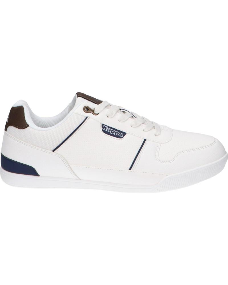 KAPPA LENOM 341E2CW - FREIZEIT-SNEAKER WEISS-BLAU MARINE A9G - WHITE-BLUE MARINE