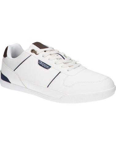KAPPA LENOM 341E2CW - FREIZEIT-SNEAKER WEISS-BLAU MARINE A9G - WHITE-BLUE MARINE