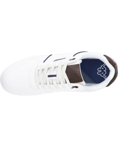 KAPPA LENOM 341E2CW - FREIZEIT-SNEAKER WEISS-BLAU MARINE A9G - WHITE-BLUE MARINE