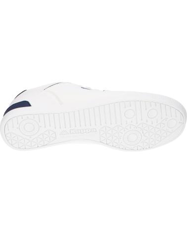 KAPPA LENOM 341E2CW - FREIZEIT-SNEAKER WEISS-BLAU MARINE A9G - WHITE-BLUE MARINE