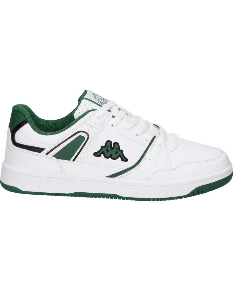 KAPPA MADLEY 341Z63W - CASUAL SNEAKERS WHITE-GREEN EDEN A05 - WHITE-GREEN EDEN