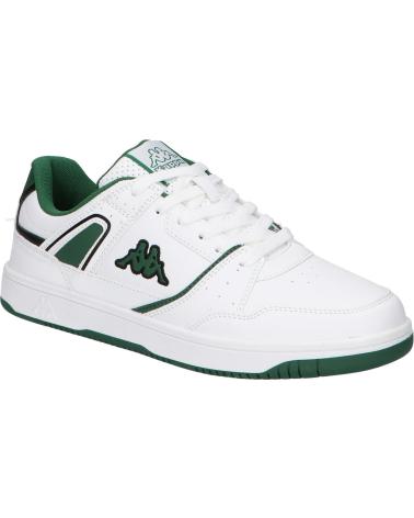 KAPPA MADLEY 341Z63W - CASUAL SNEAKERS WHITE-GREEN EDEN A05 - WHITE-GREEN EDEN