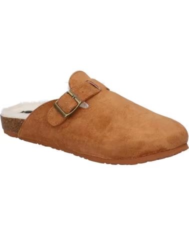 ZUECOS XTI DE ANTELINA CON BORREGO PARA MUJER CAMEL