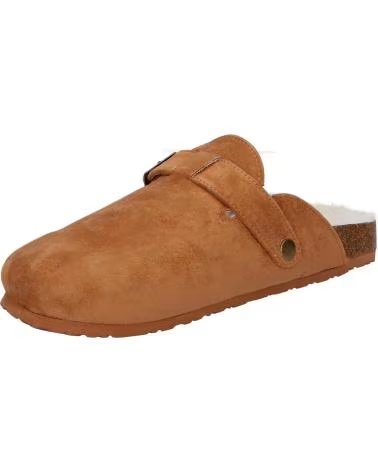 ZUECOS XTI DE ANTELINA CON BORREGO PARA MUJER CAMEL