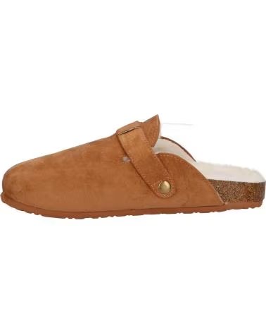 ZUECOS XTI DE ANTELINA CON BORREGO PARA MUJER CAMEL