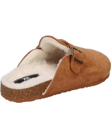 ZUECOS XTI DE ANTELINA CON BORREGO PARA MUJER CAMEL