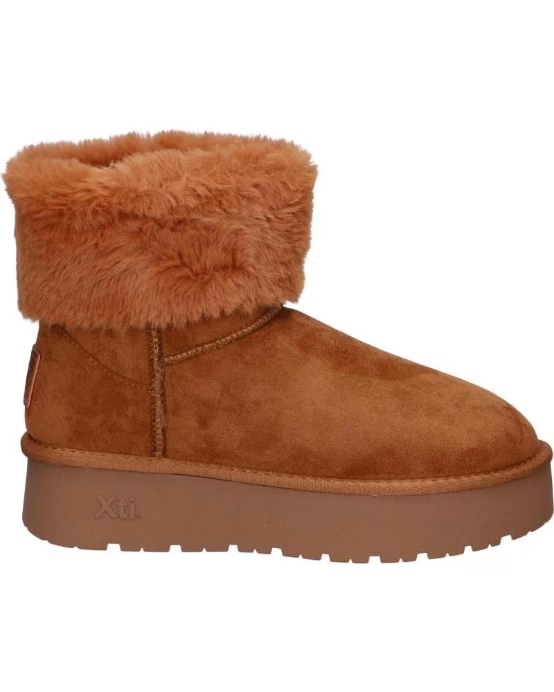 AUSTRALISCHE STIEFEL XTI 144719 AUS VELOURSLEDERIMITAT IN CAMEL MARRóN