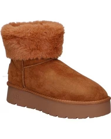 AUSTRALISCHE STIEFEL XTI 144719 AUS VELOURSLEDERIMITAT IN CAMEL MARRóN