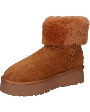 AUSTRALISCHE STIEFEL XTI 144719 AUS VELOURSLEDERIMITAT IN CAMEL MARRóN
