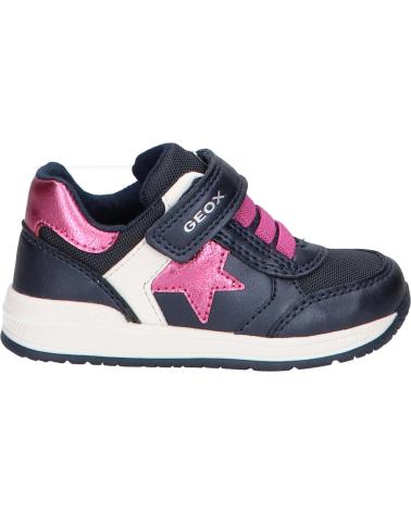BASKETS GEOX RISHON B560LA C4268 NAVY-FUCHSIA C4268 NAVY-FUCHSIA