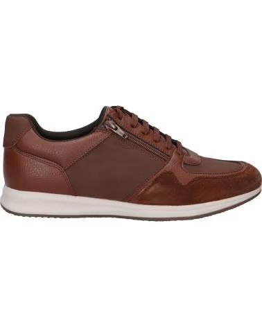 SCARPE CASUAL GEOX U AVERY A UOMO PELLE MARRONE C6003 BROWNCOTTO