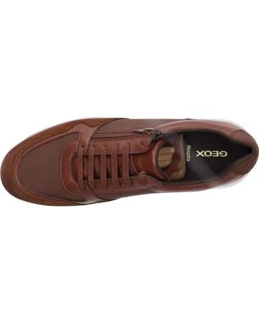 SCARPE CASUAL GEOX U AVERY A UOMO PELLE MARRONE C6003 BROWNCOTTO