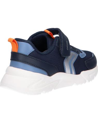 SNEAKERS GEOX LOFTUS J55MQB NAVY-ORANGE PER BAMBINI C0659 NAVY-ORANGE