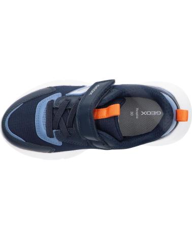 SNEAKERS GEOX LOFTUS J55MQB NAVY-ORANGE PER BAMBINI C0659 NAVY-ORANGE