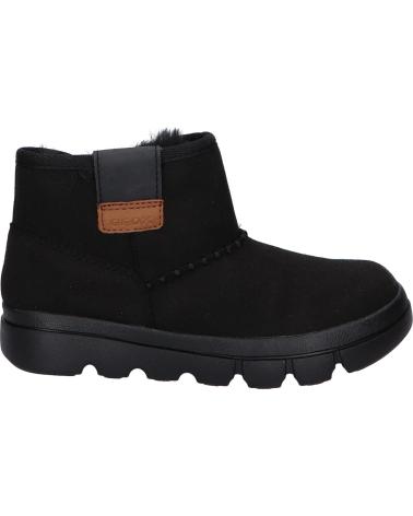 GEOX WILLABOOM J56NCA BLACK BOOTS FOR GIRLS C9999 BLACK