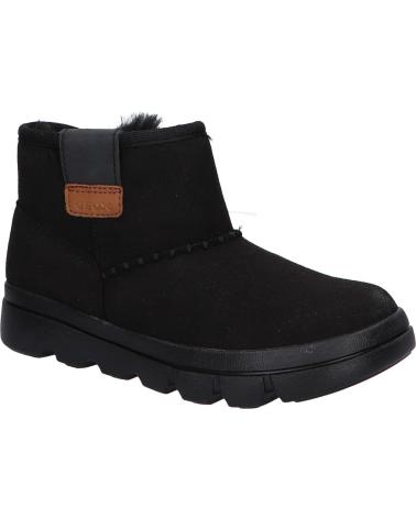 GEOX WILLABOOM J56NCA BLACK BOOTS FOR GIRLS C9999 BLACK