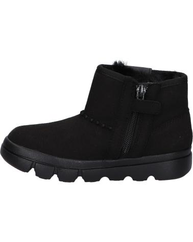 GEOX WILLABOOM J56NCA BLACK BOOTS FOR GIRLS C9999 BLACK
