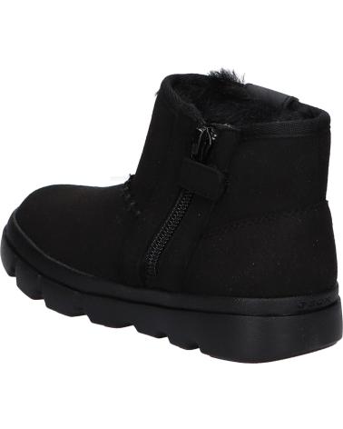 GEOX WILLABOOM J56NCA BLACK BOOTS FOR GIRLS C9999 BLACK